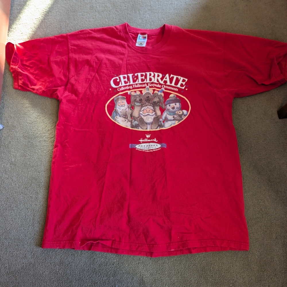 Hallmark Red Celebrate Graphic Tee